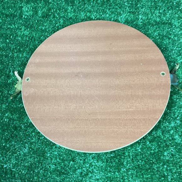 Vintage Murano Glass Serving Tray Etched Mirror 24kt Gold Flecks - Picture 9 of 10